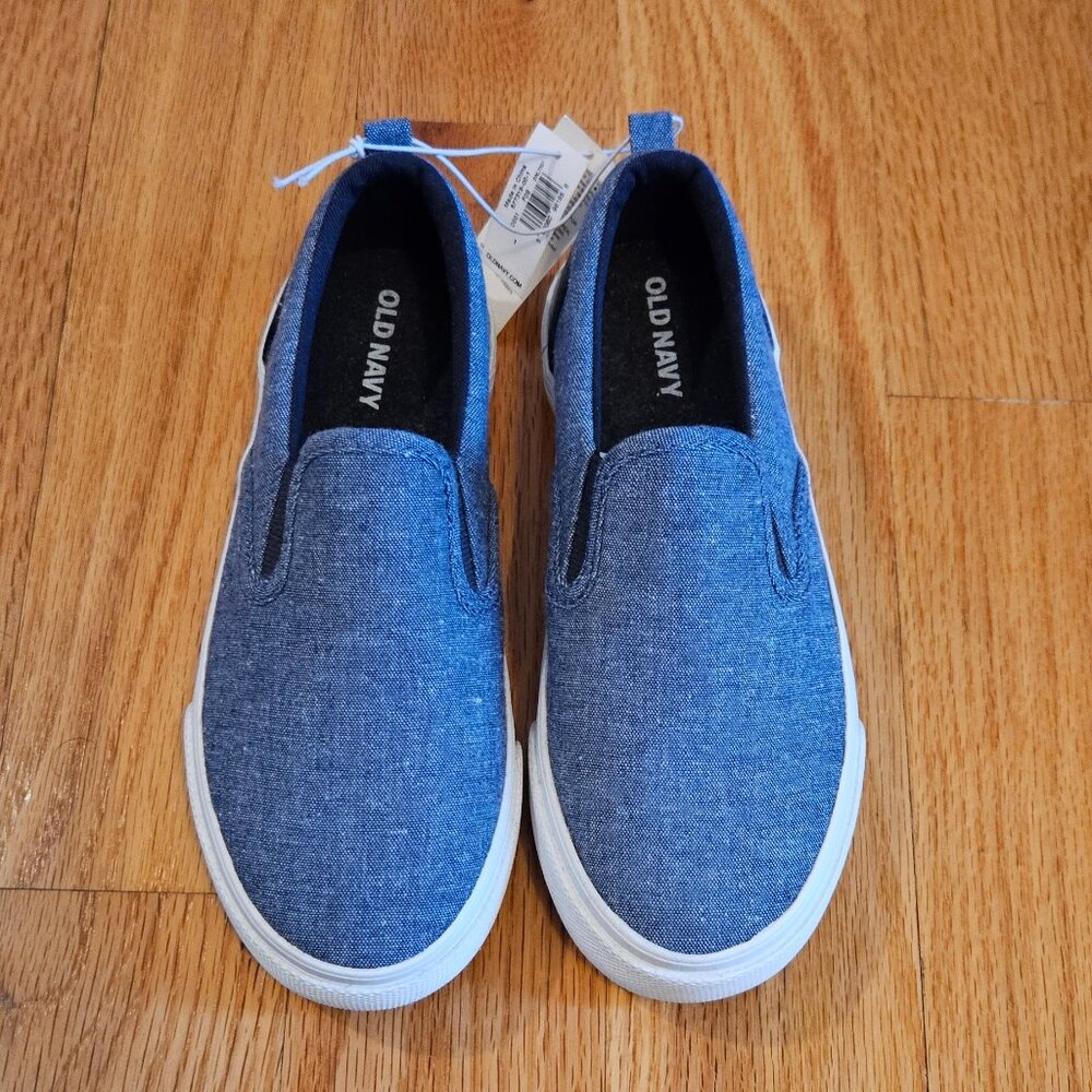 OLD NAVY Gender Neutral Slip-On Sneakers in‎ Chambray Twist